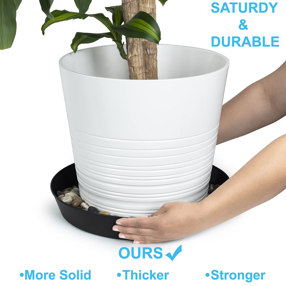 Austin Planter saucer in garden setting