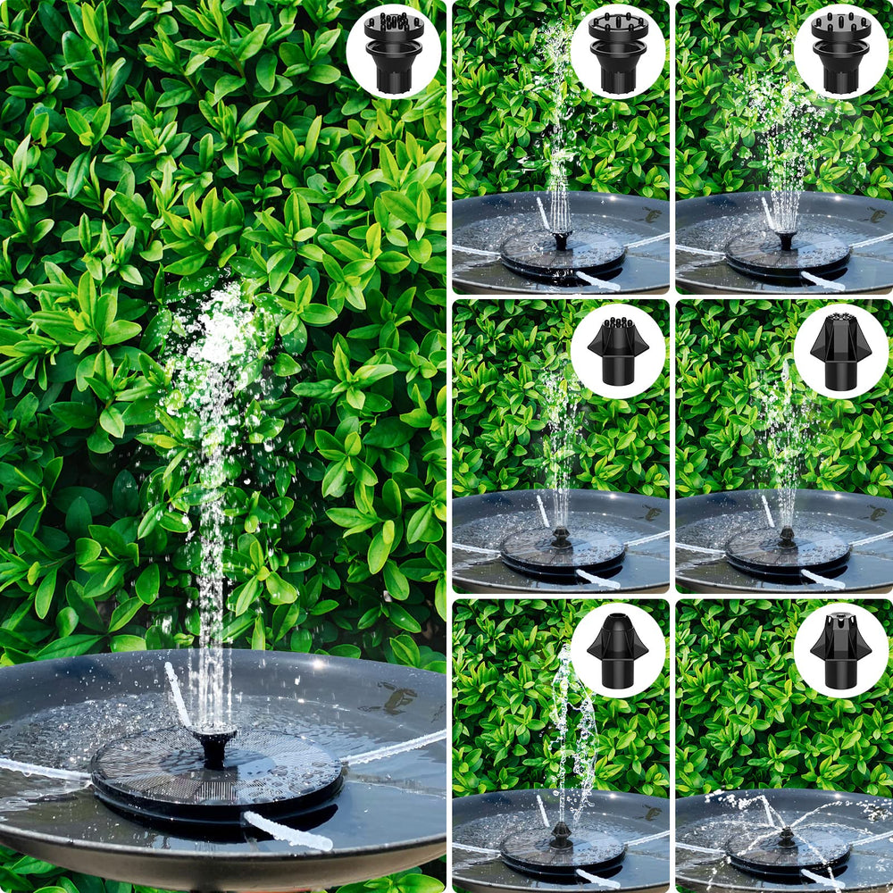 AUTGA Solar Fountain Pump 2.5W close-up view