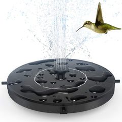 AUTGA Solar Fountain Pump front view with six nozzle heads