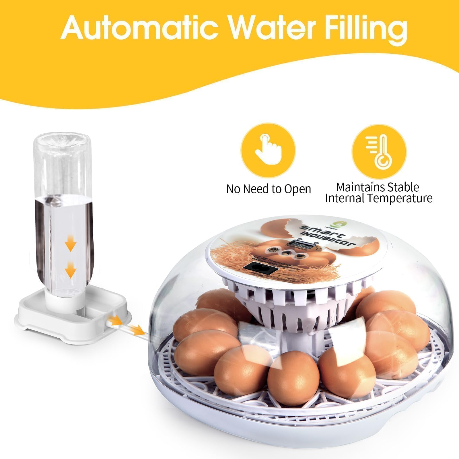 Auto-refill water bottle for ShellBr8ker Nest I