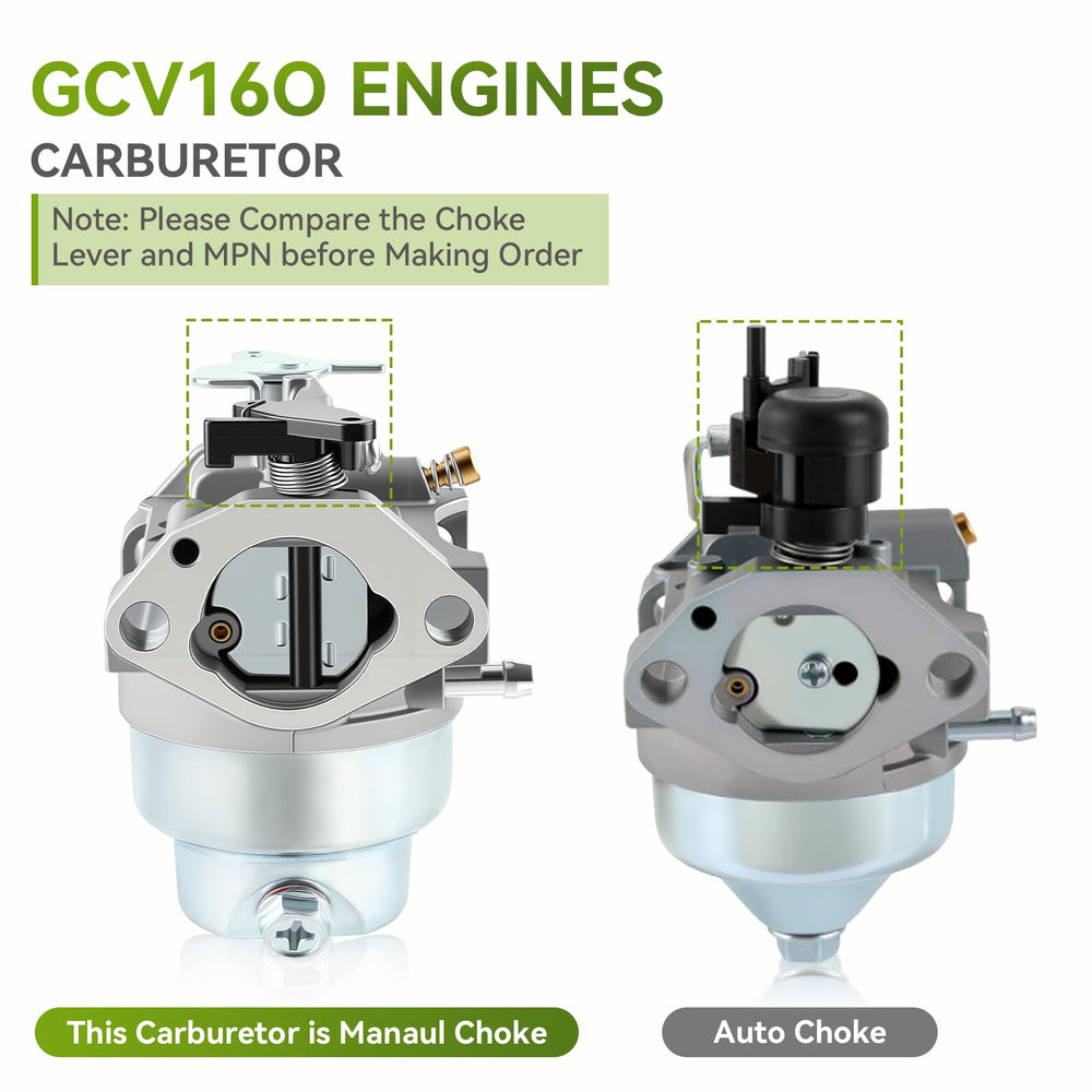 AUTOKAY GCV160 Carburetor with packaging layout displayed