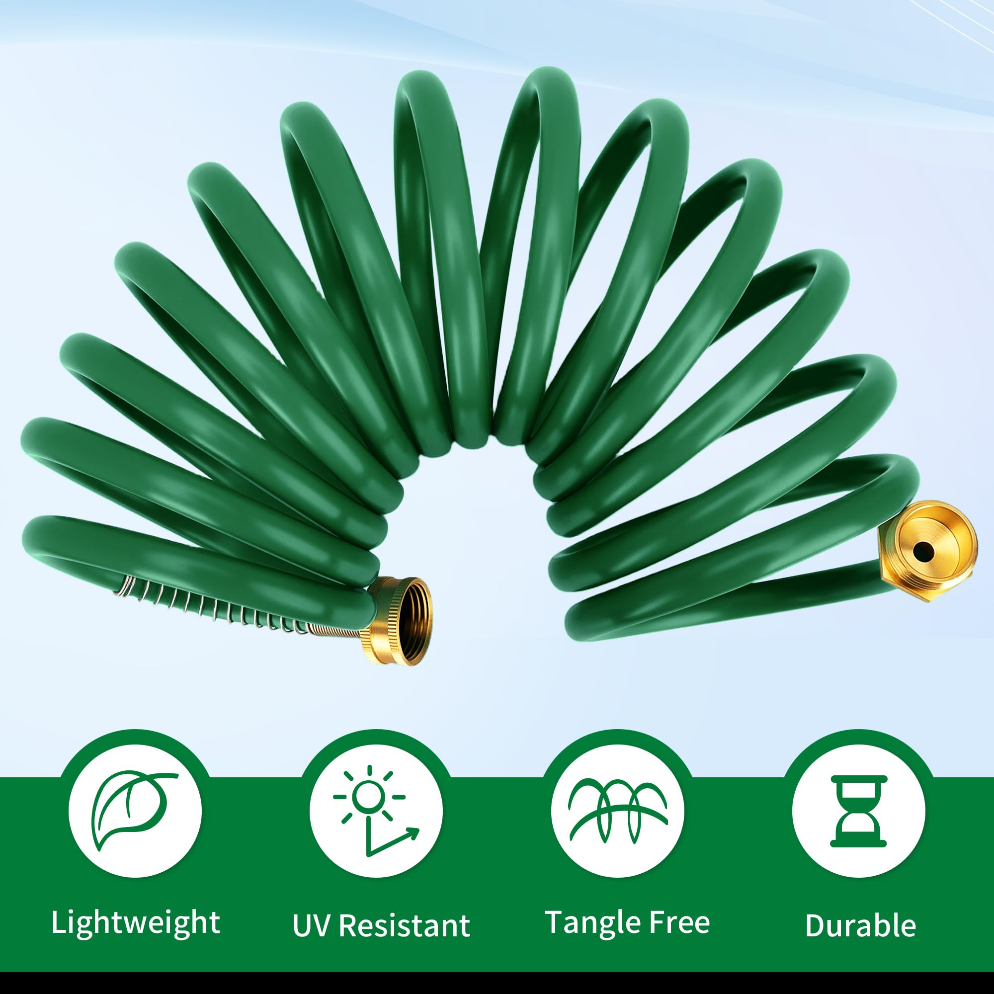 AUTOMAN garden hose in use watering plants