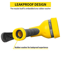 AUTOMAN Garden Hose Nozzle back view with ergonomic grip