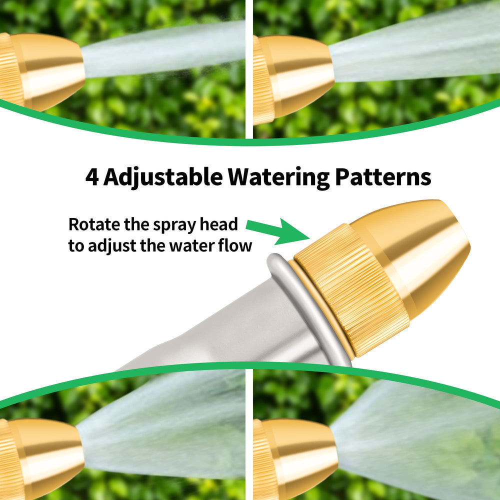 AUTOMAN Garden Hose Nozzle close-up of the adjustable spray head