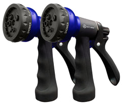 AUTOMAN Garden Hose Nozzle front view with adjustable patterns