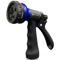 AUTOMAN Garden Hose Nozzle in Royal Blue front view