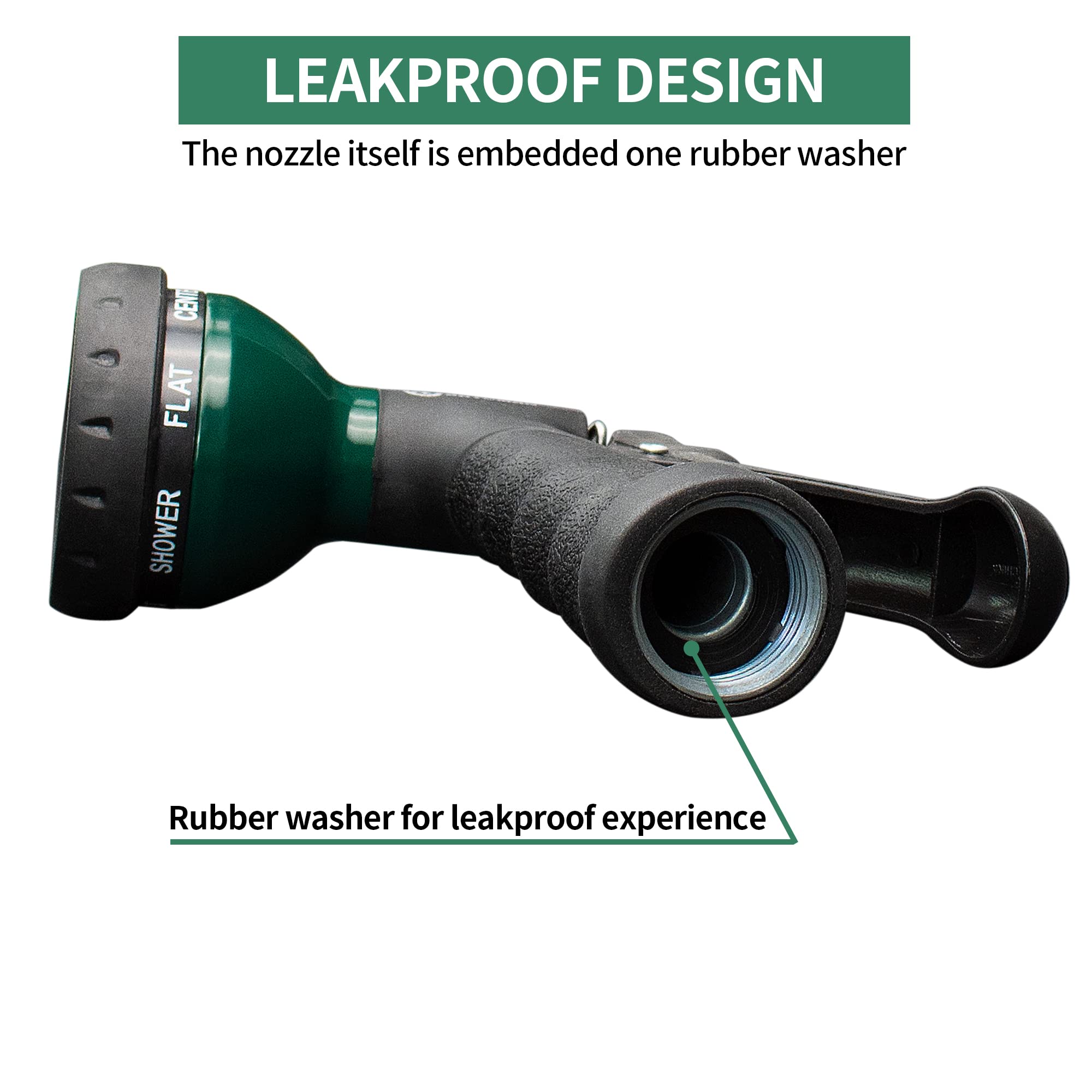 AUTOMAN Garden Hose Nozzle in use watering garden