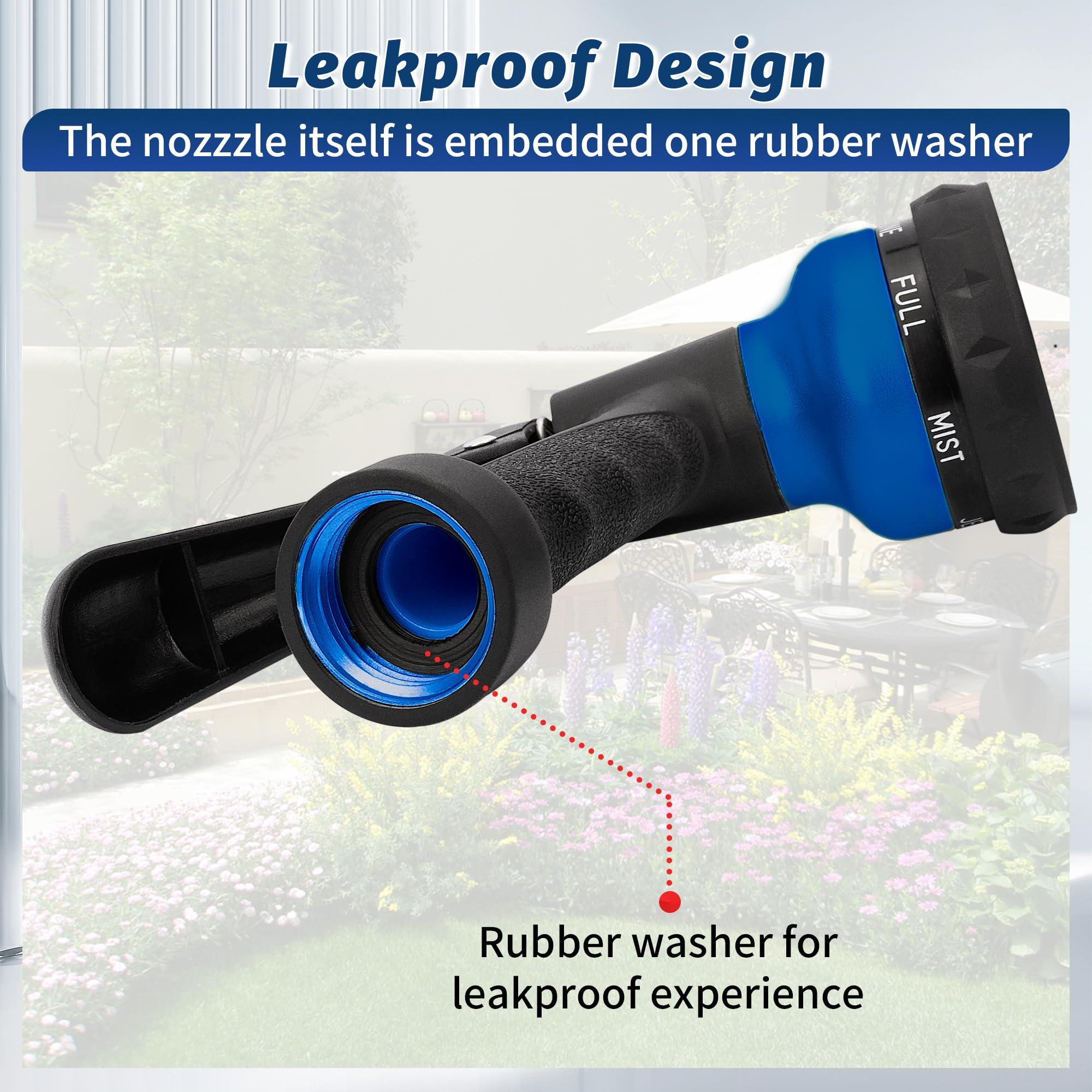 AUTOMAN Garden Hose Nozzle pack of 2 presentation