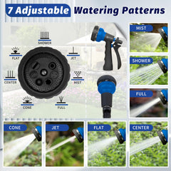 AUTOMAN Garden Hose Nozzle showing adjustable spray pattern