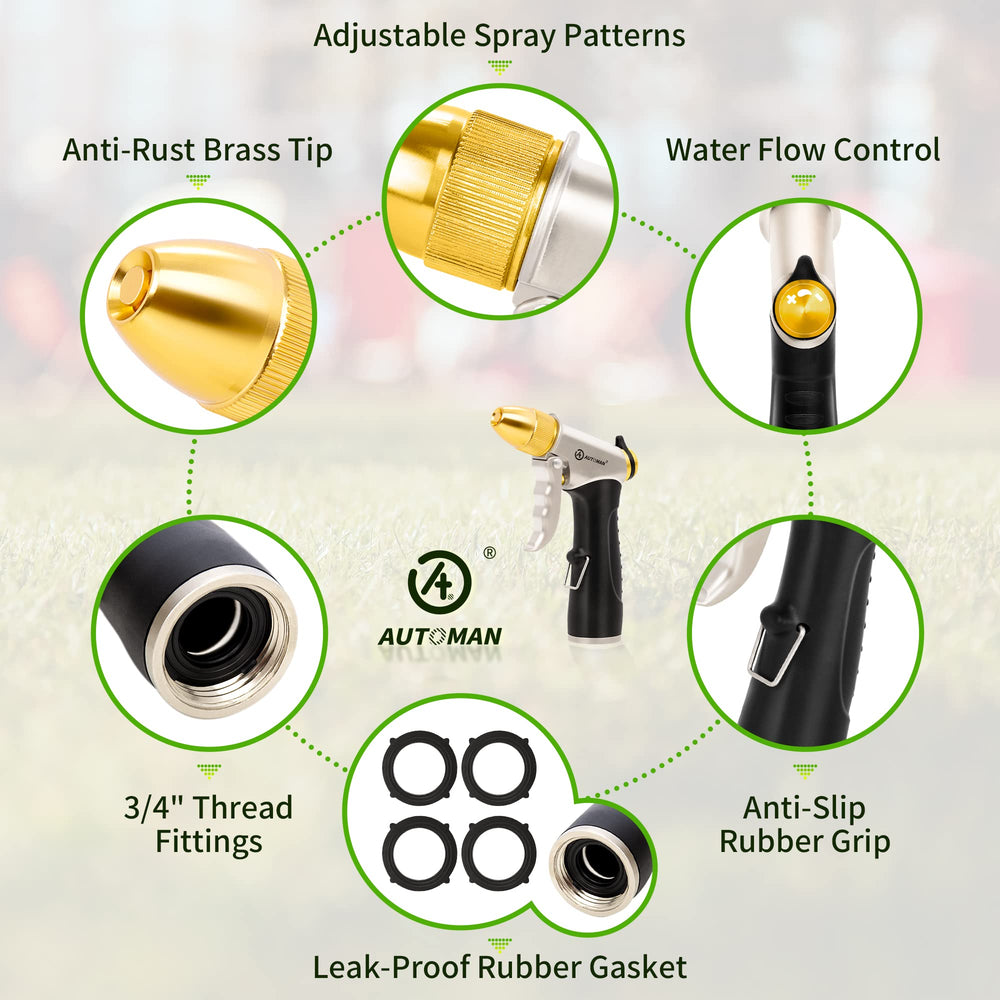 AUTOMAN garden hose nozzle suitable for watering plants