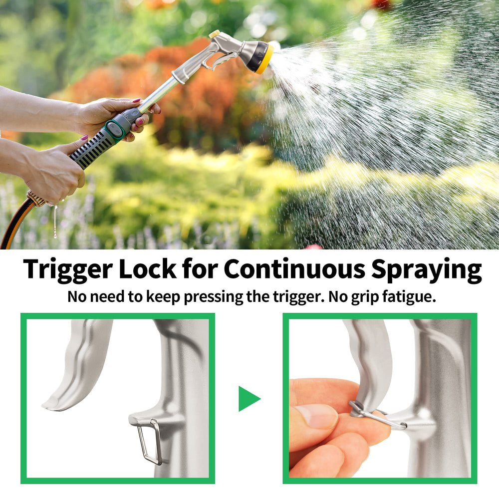 AUTOMAN garden nozzle in use watering plants