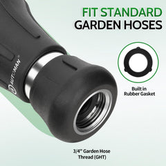 AUTOMAN nozzle in use watering plants