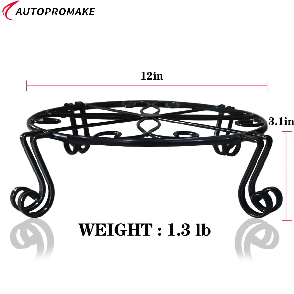 Autopromake plant stand supporting large potted plant