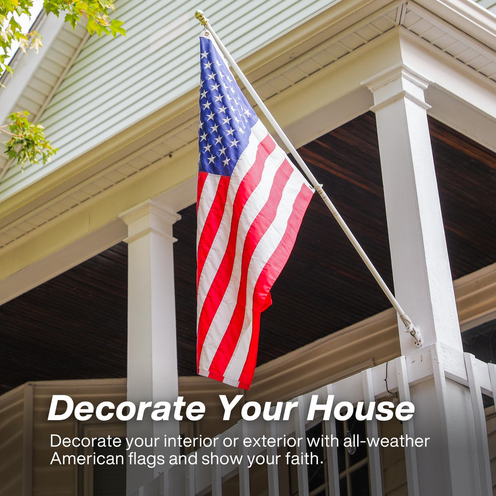 AUYRE American Flag 4x6 ft held at a patriotic event