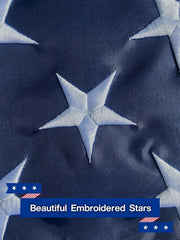 AUYRE American Flag displayed outdoors on a flagpole