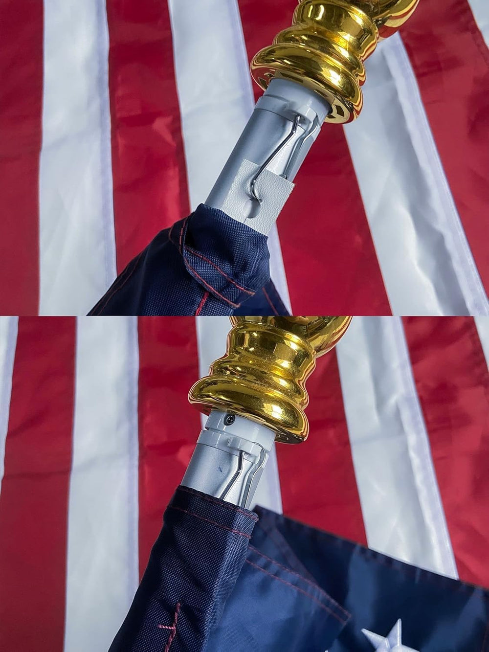 AUYRE American Flag folds neatly for storage