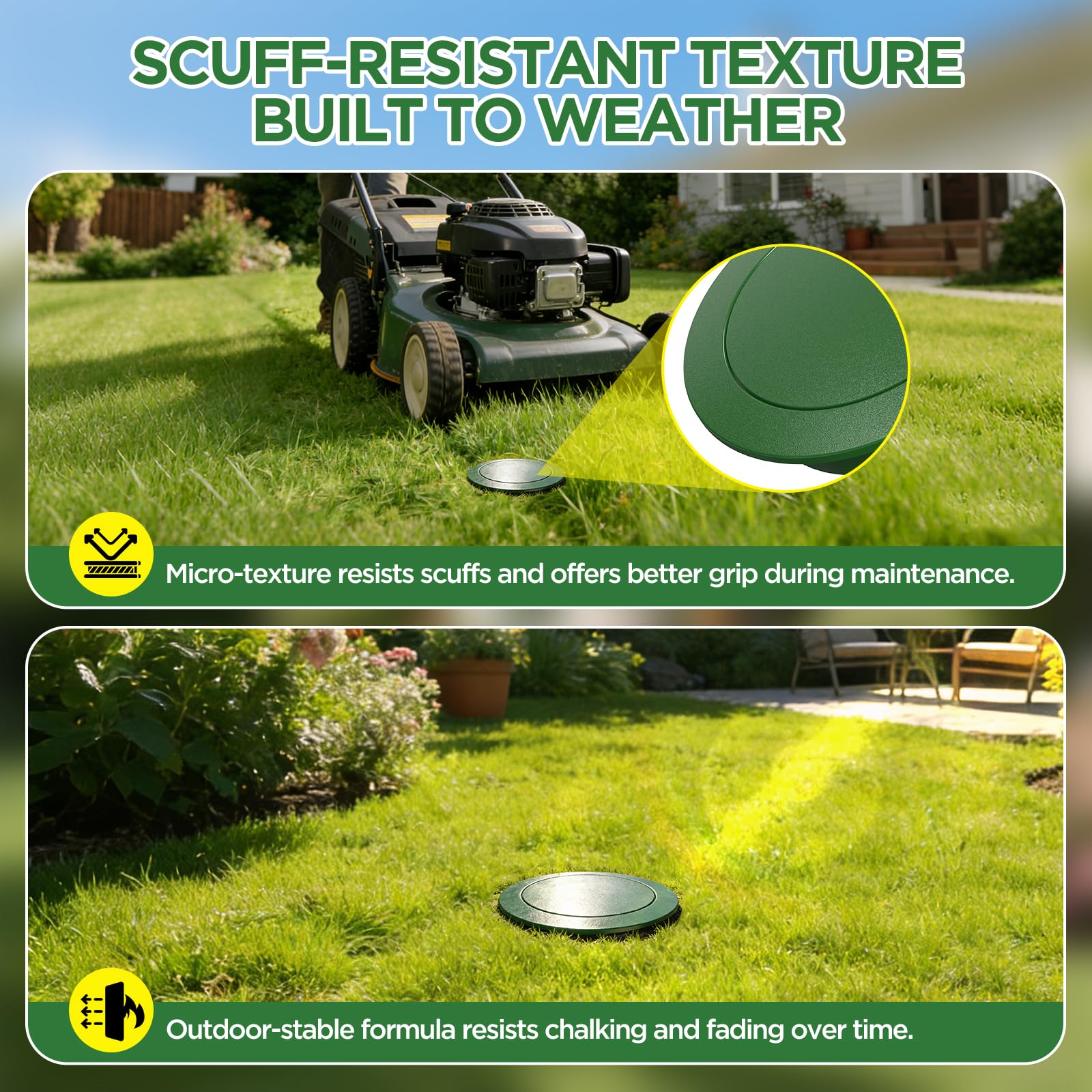 Avanhitch drainage emitter with 3 inch and 4 inch fittings