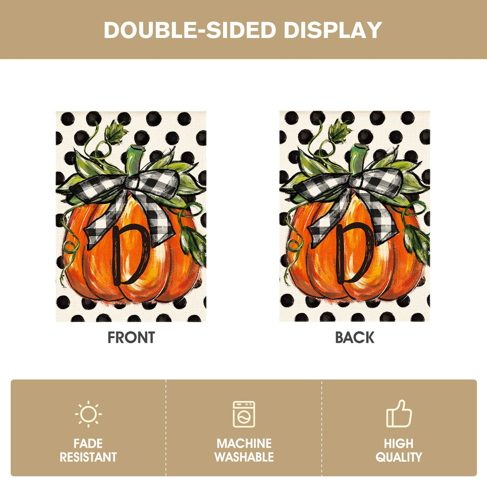 AVOIN colorlife packaging for Fall Monogram Letter D House Flag