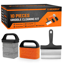 AWEASROY Griddle Cleaning Kit includes scraper and holder