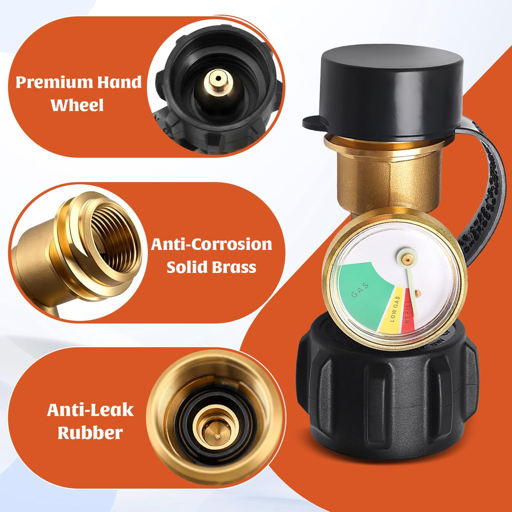 AWEASROY propane tank gauge packaging and instructions