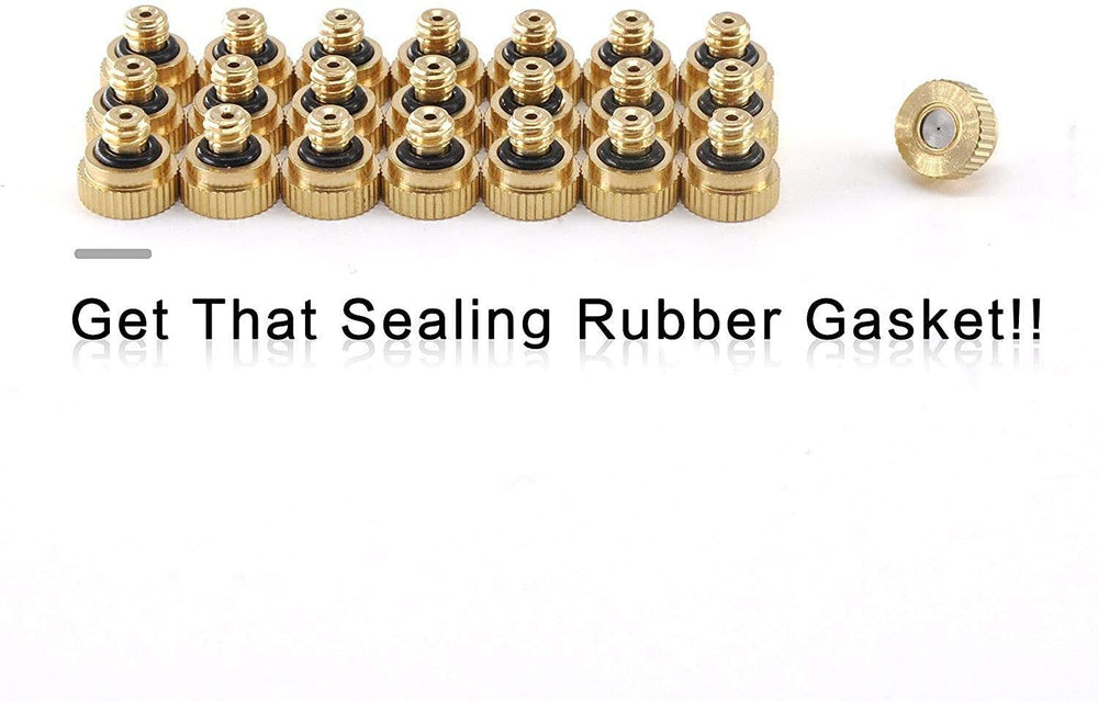 Awpeye 50Pcs misting nozzles for outdoor cooling
