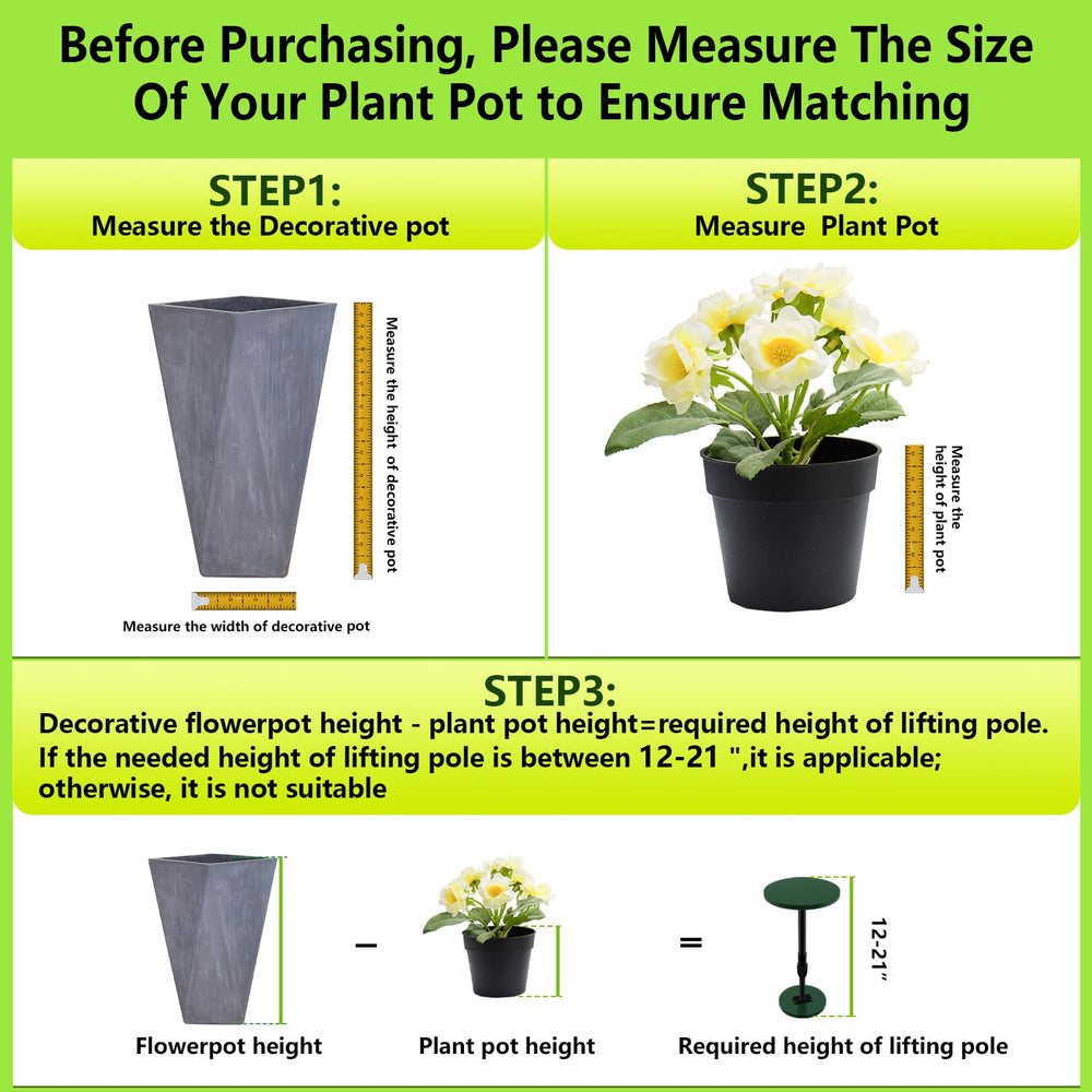 Axcoix Plant Riser with potted plants