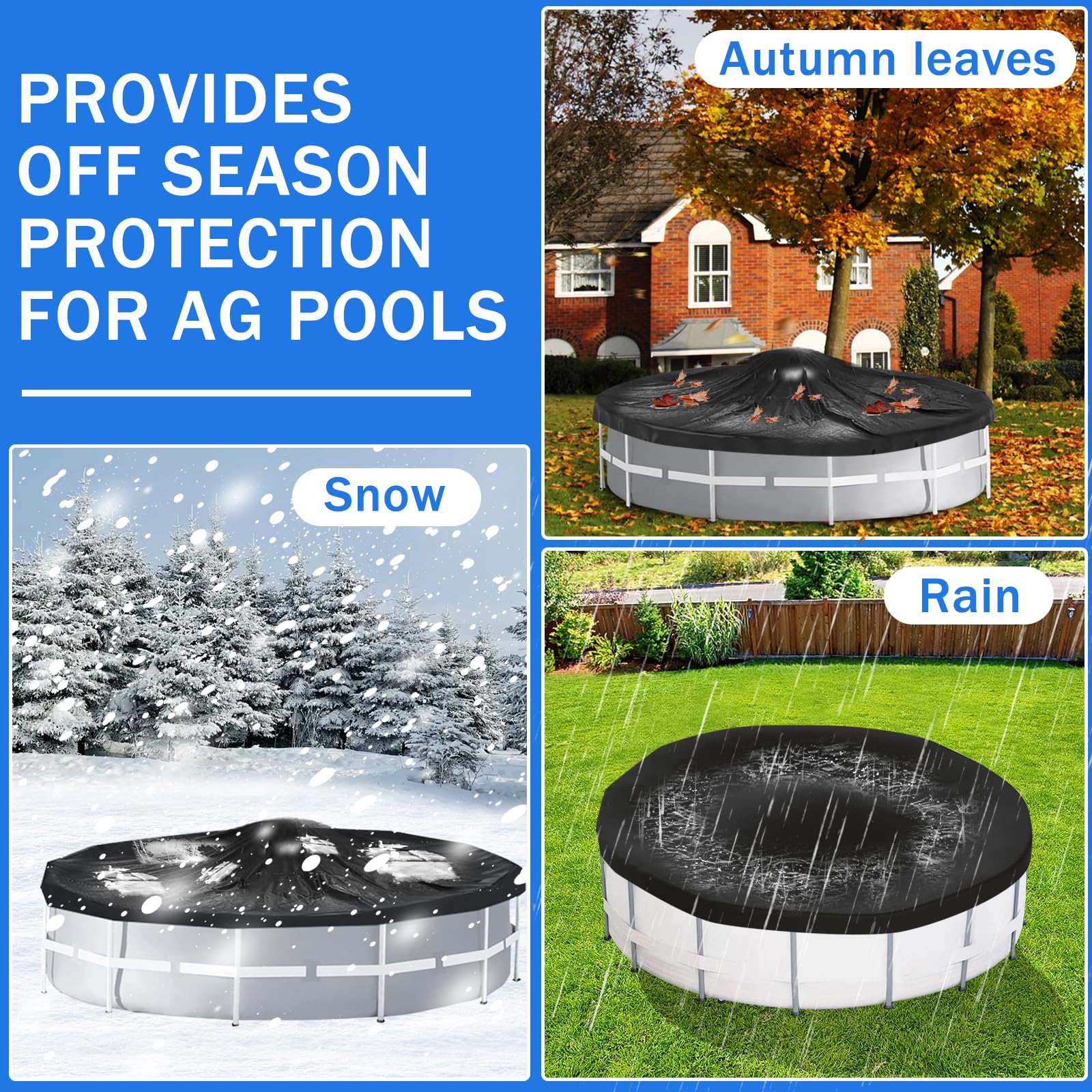 Axcoix Pool Pillow showing installation process