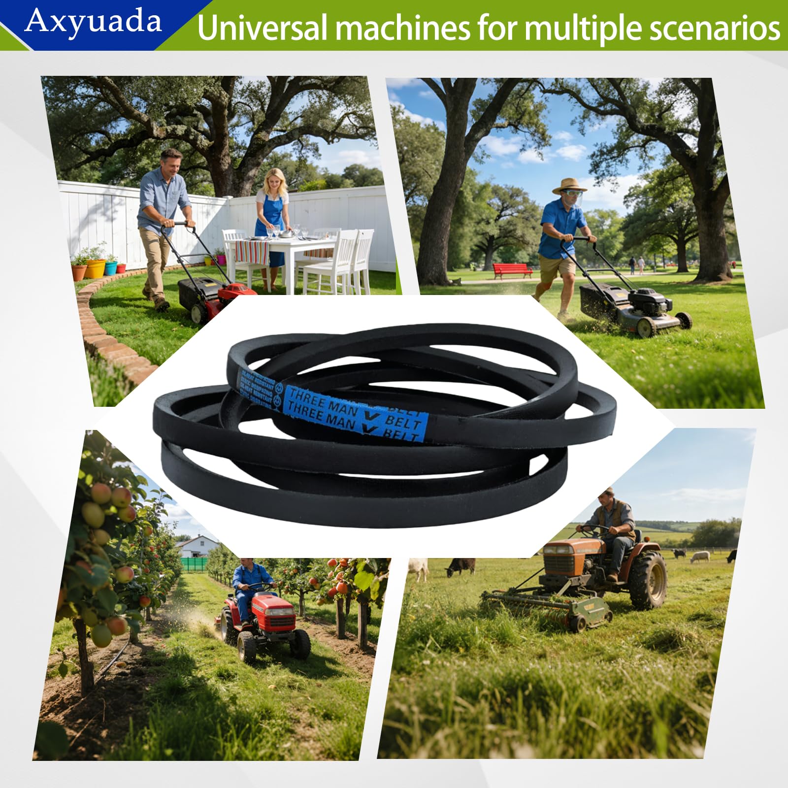 Axyuada Deck Belt 1/2 x 95 specifications sheet