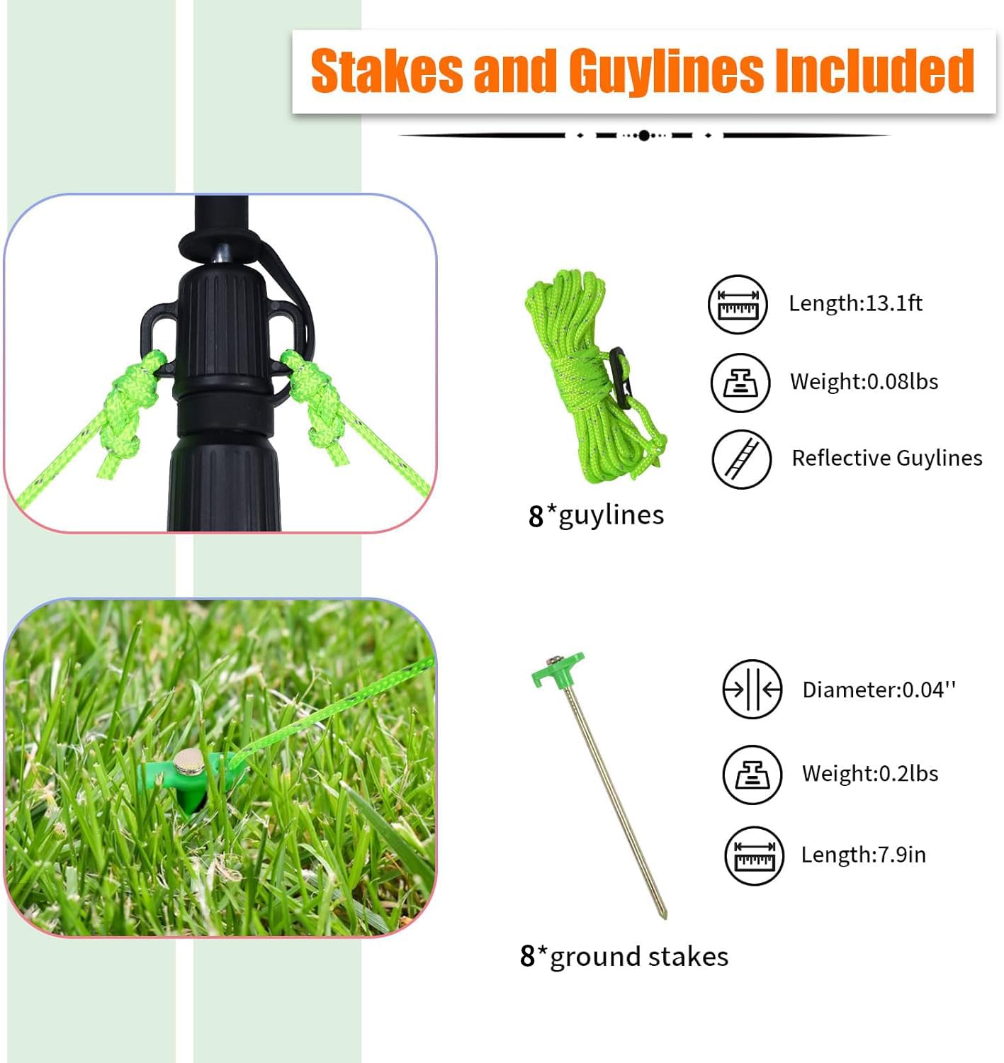AYAMAYA Tarp Poles packed in their zipper bag