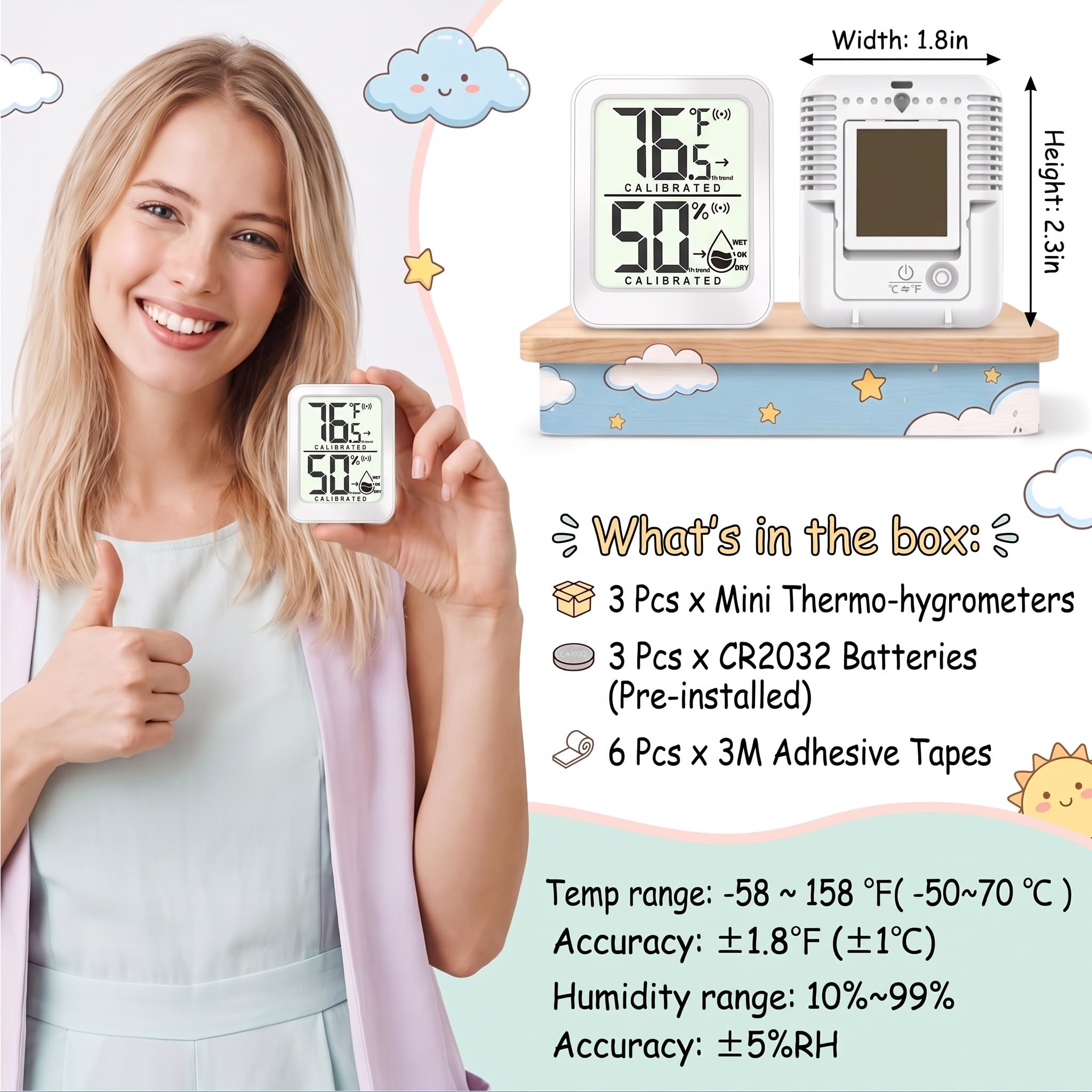 AyayaBoss thermometer suitable for indoor plants