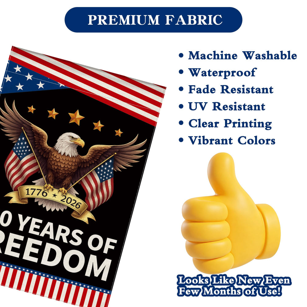Aymolas USA Garden Flag with vibrant colors