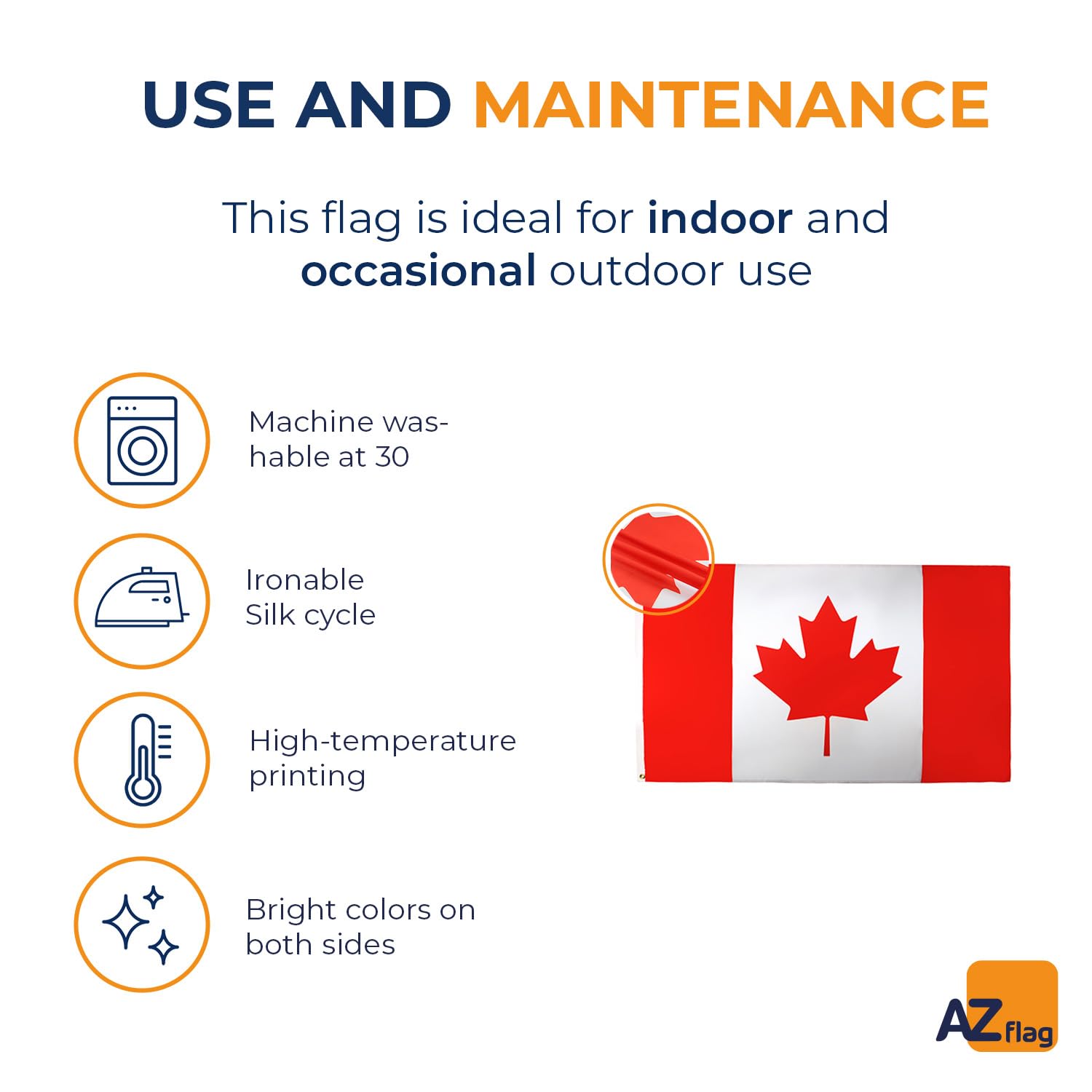 AZ FLAG Canada Flag 5x8 ft in blister packaging