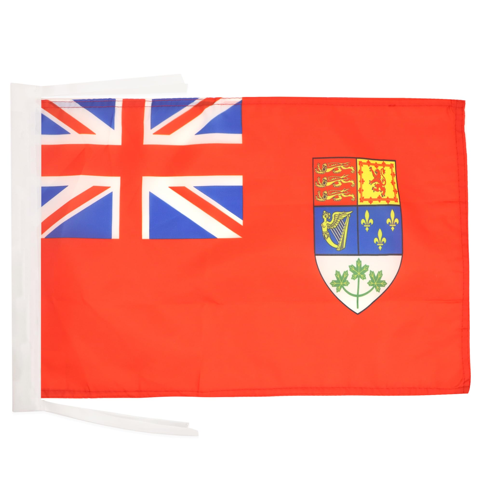 AZ FLAG Canadian WWII Flag front view in red and white