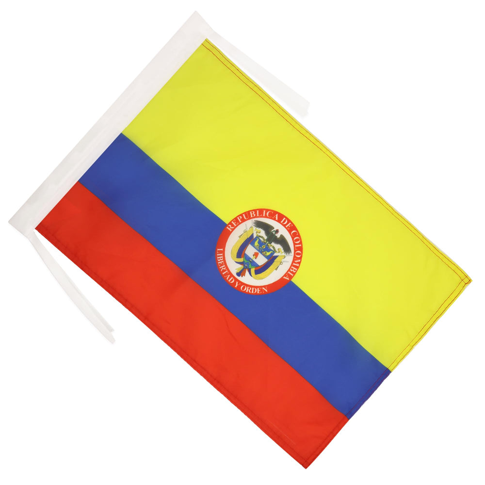 AZ FLAG Colombia Coat of Arms Flag with hanging cords
