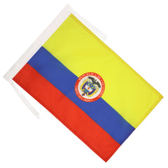 AZ FLAG Colombia Coat of Arms Flag with hanging cords