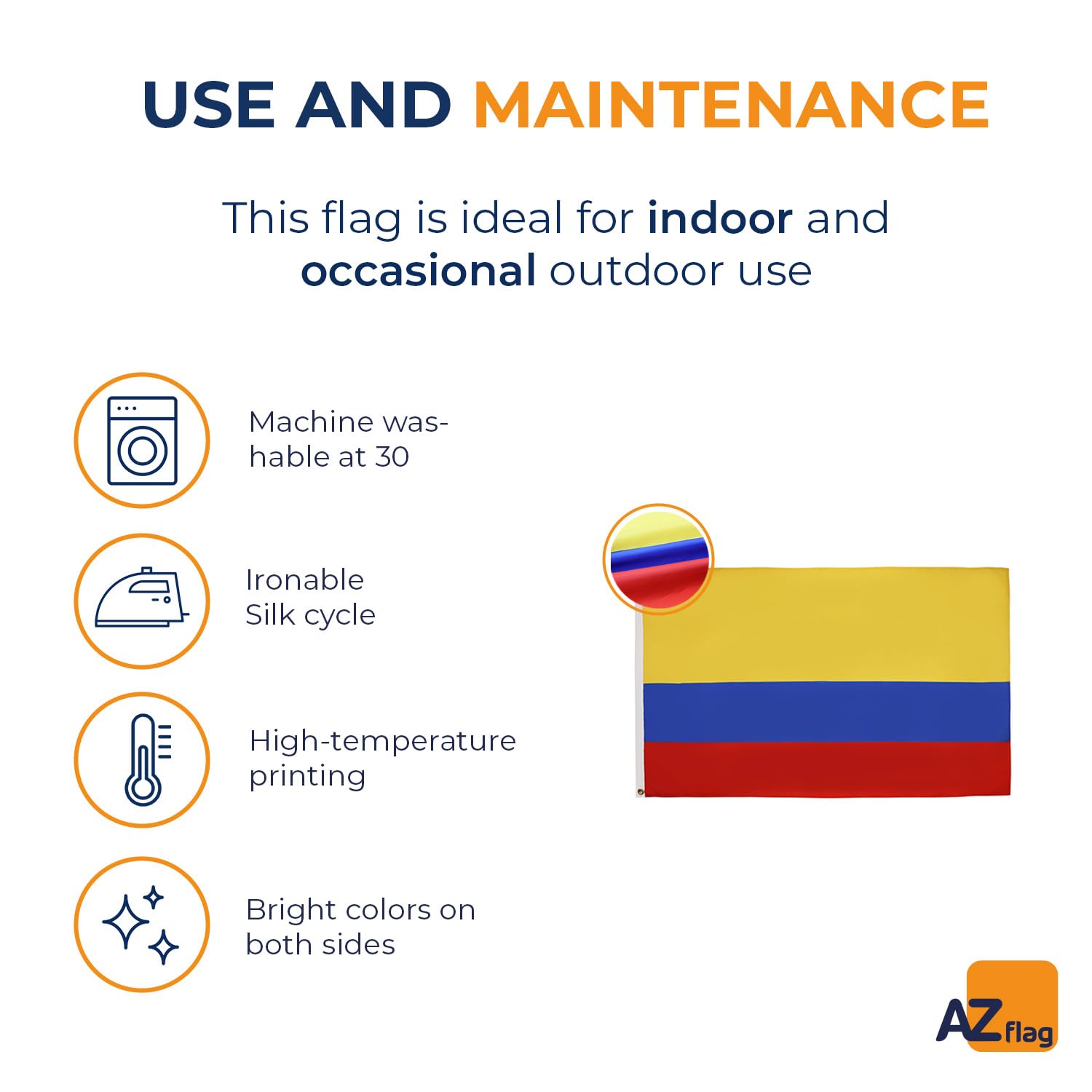 AZ FLAG Colombia Flag packaged for delivery