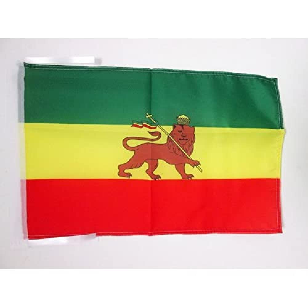 AZ FLAG Ethiopia flag 12x18 inches with lion design