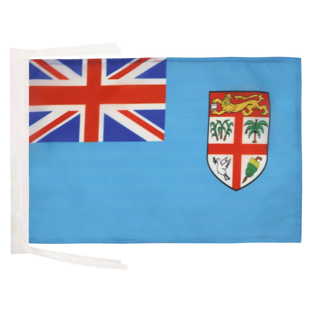 AZ FLAG Fiji Flag 12x18 inch front view with reinforced edges