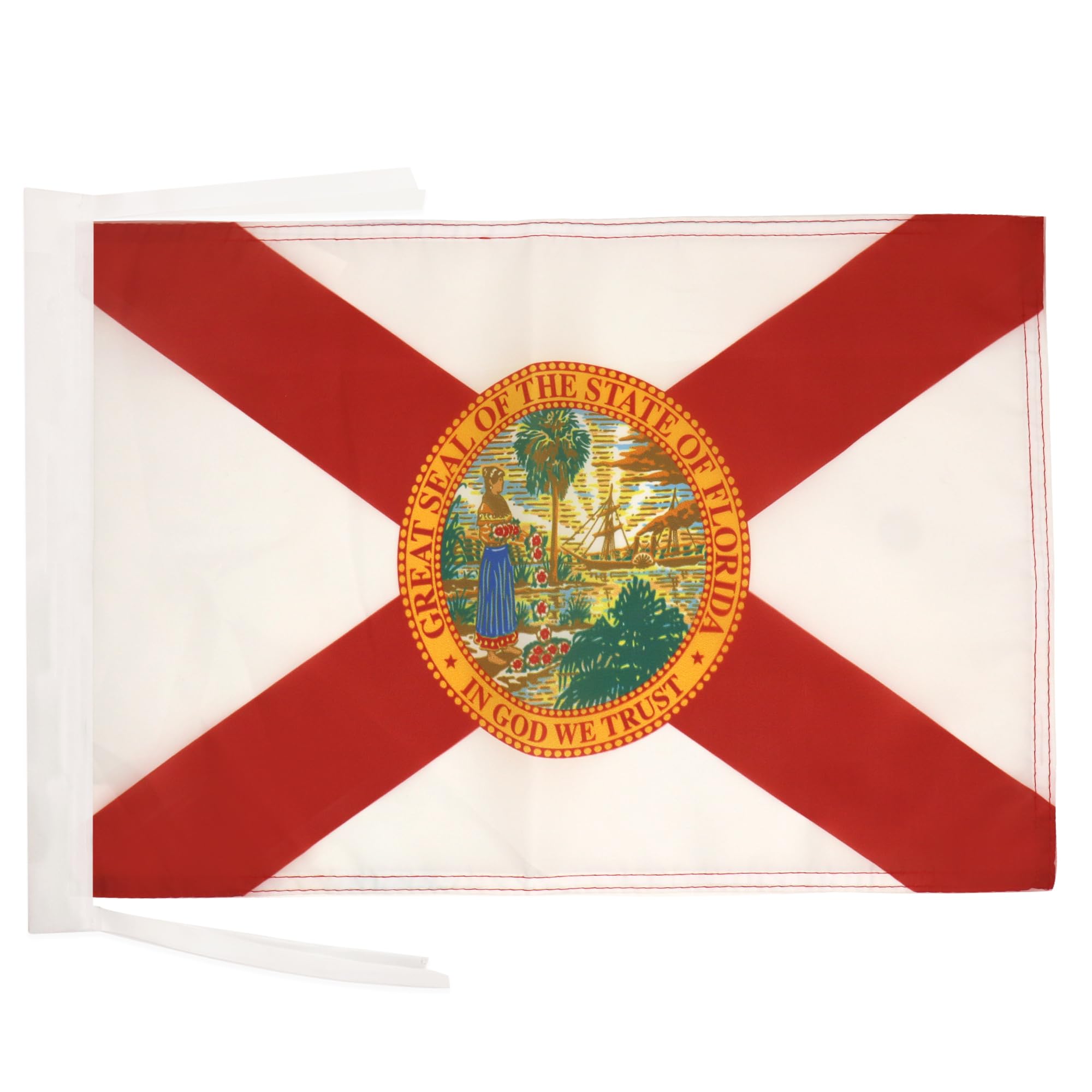 AZ FLAG Florida Flag 12x18 front view with reinforced edges