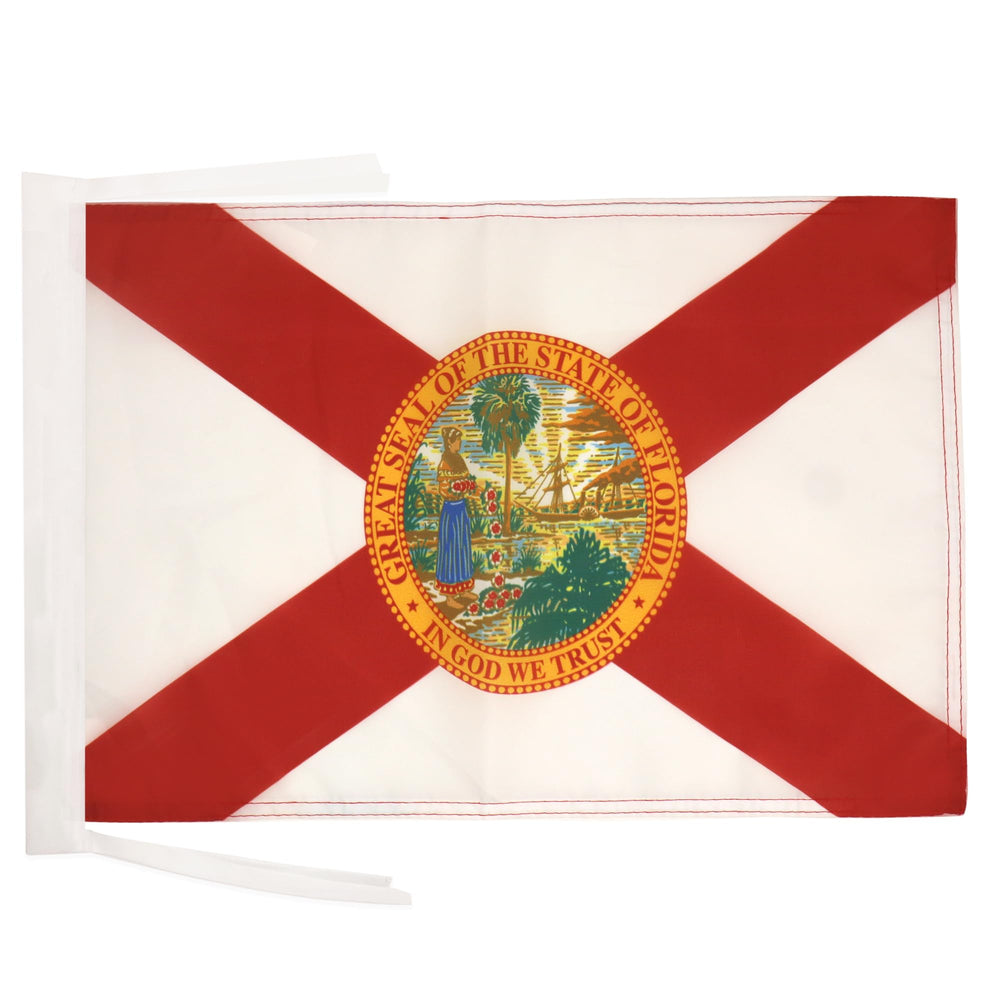 AZ FLAG Florida Flag 12x18 front view with reinforced edges