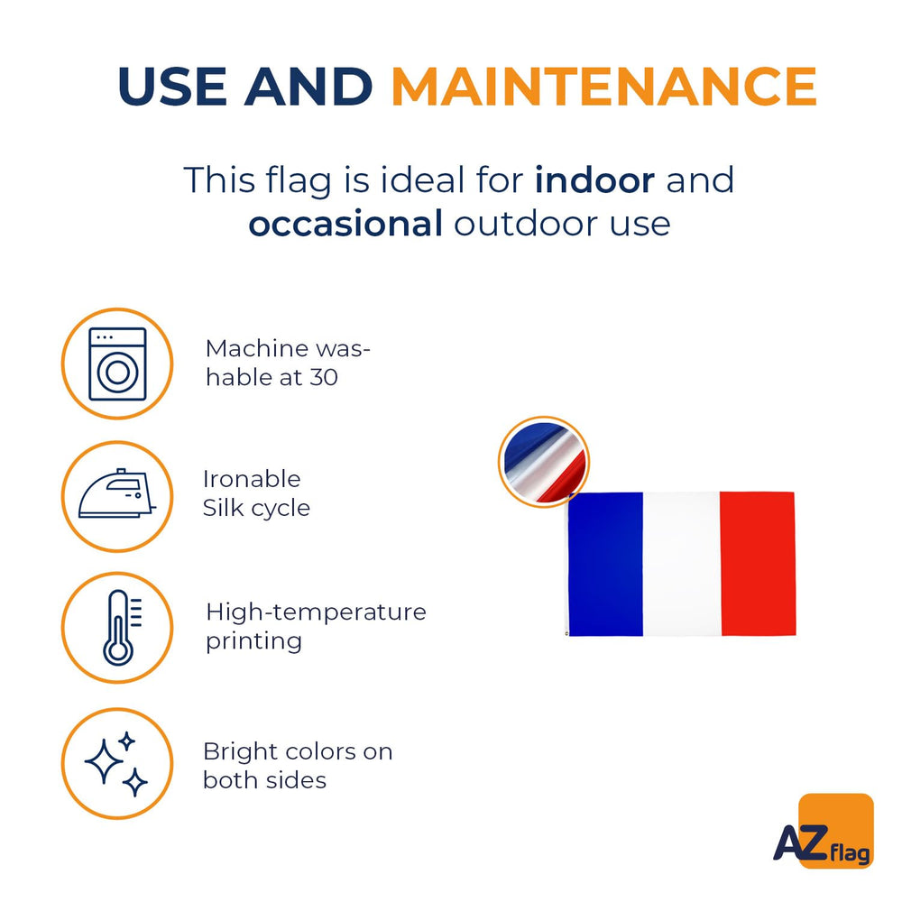 AZ FLAG France Flag 5x8 ft packaging view