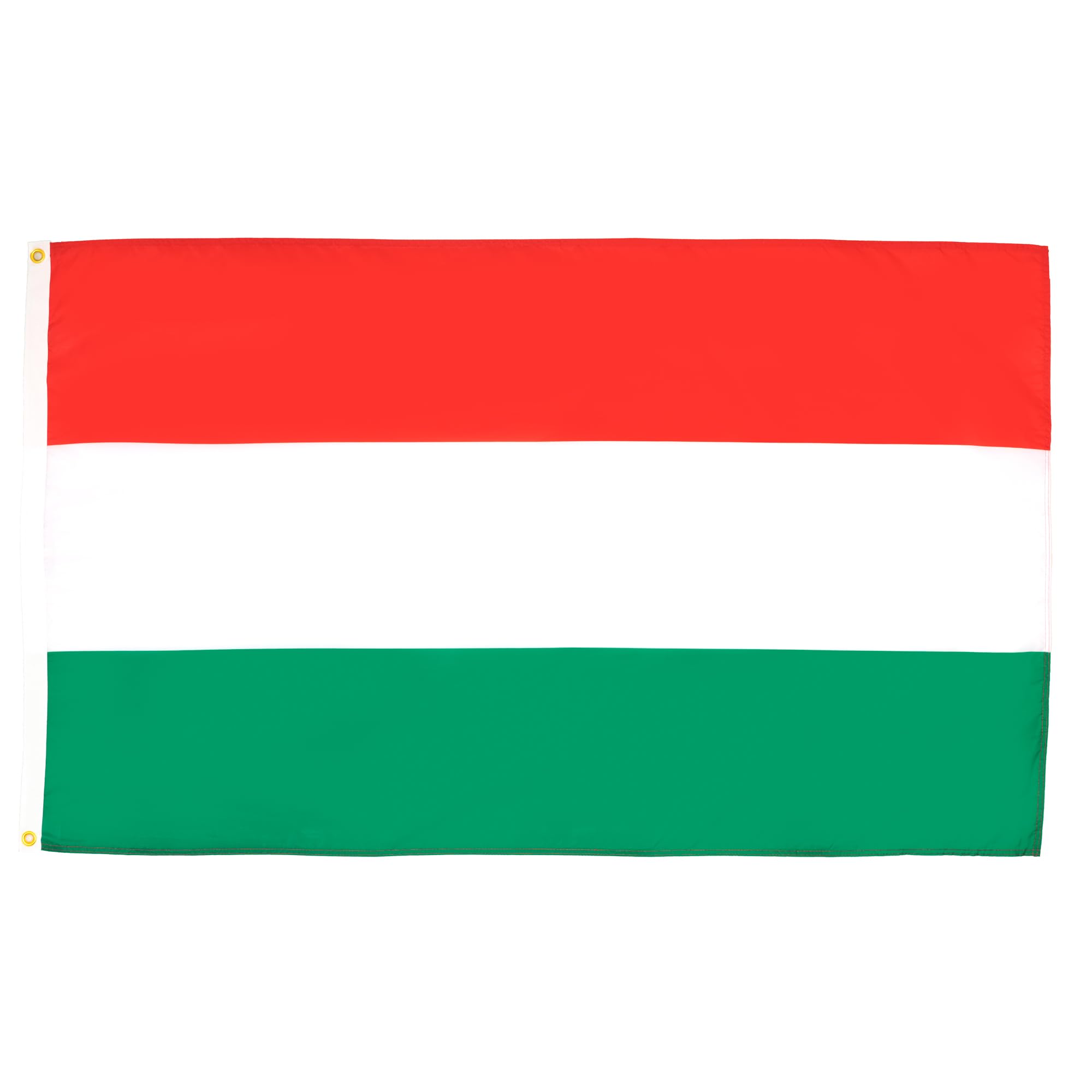 AZ FLAG Hungary Flag 5x8 ft front view with brass eyelets