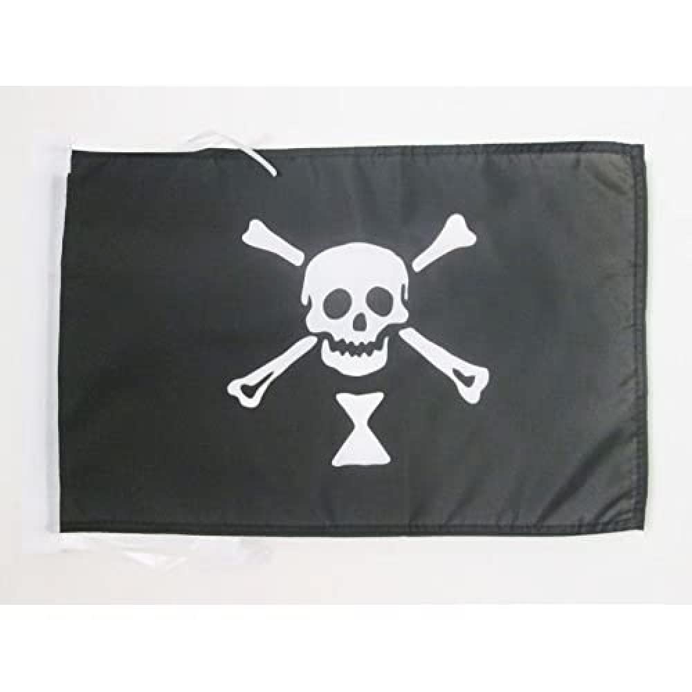 AZ FLAG Pirate Emanuel Wynne Flag front view with reinforced edges
