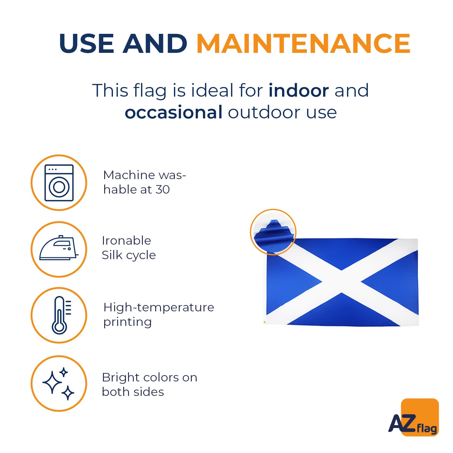 AZ FLAG Scotland Flag 5x8 ft displayed at a sporting event