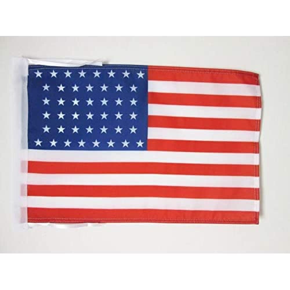 AZ FLAG United States 1891-1896 44 stars flag front view