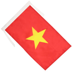 AZ FLAG Vietnam Flag showing reinforced edges and cords