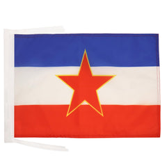 AZ FLAG Yugoslavia Flag front view with reinforced edges