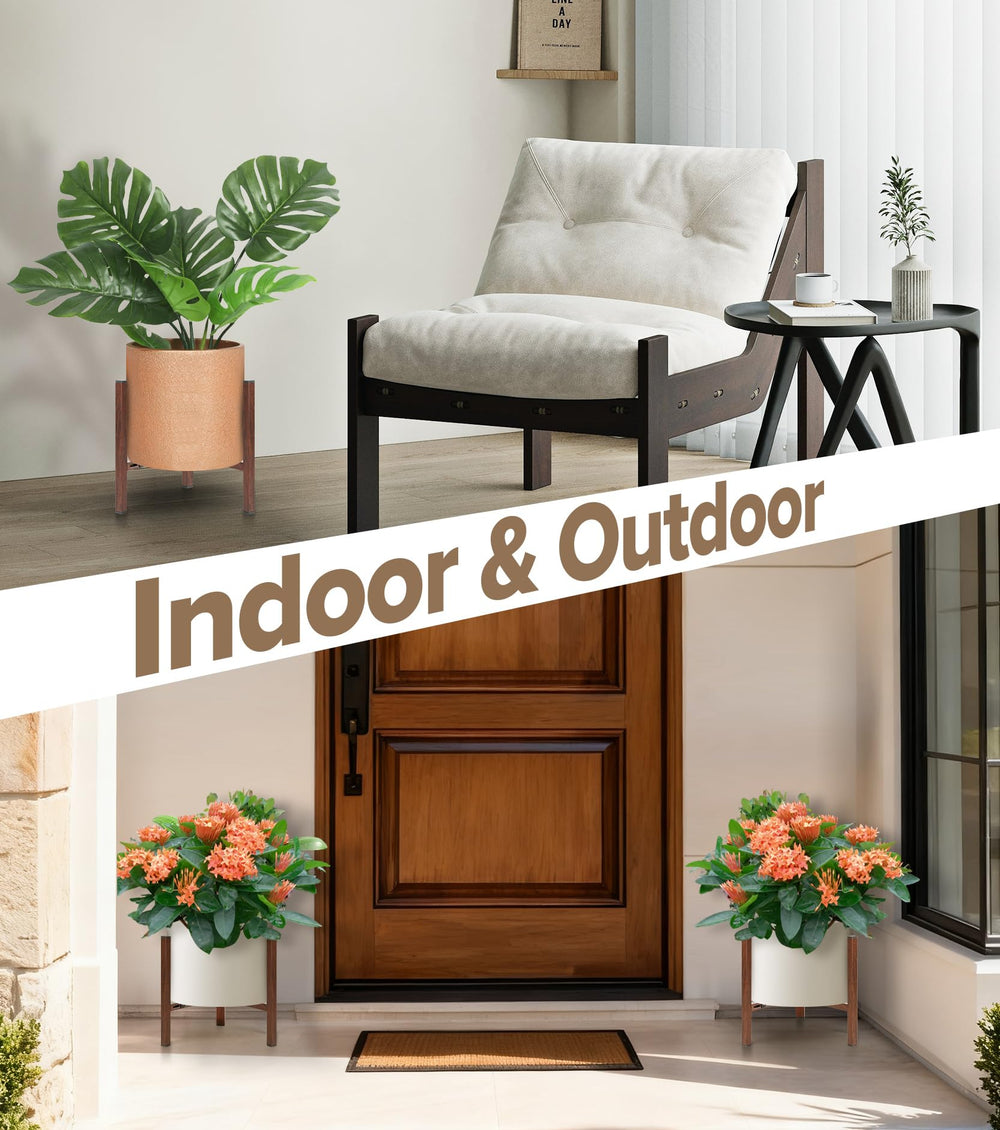 AZADESJET Plant Stand displayed with multiple pot sizes