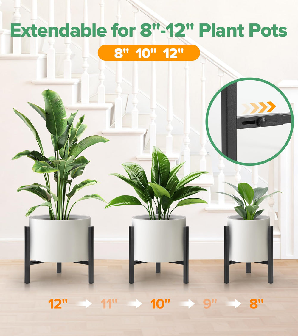 AZADESJET Plant Stand showing sturdy triangle structure