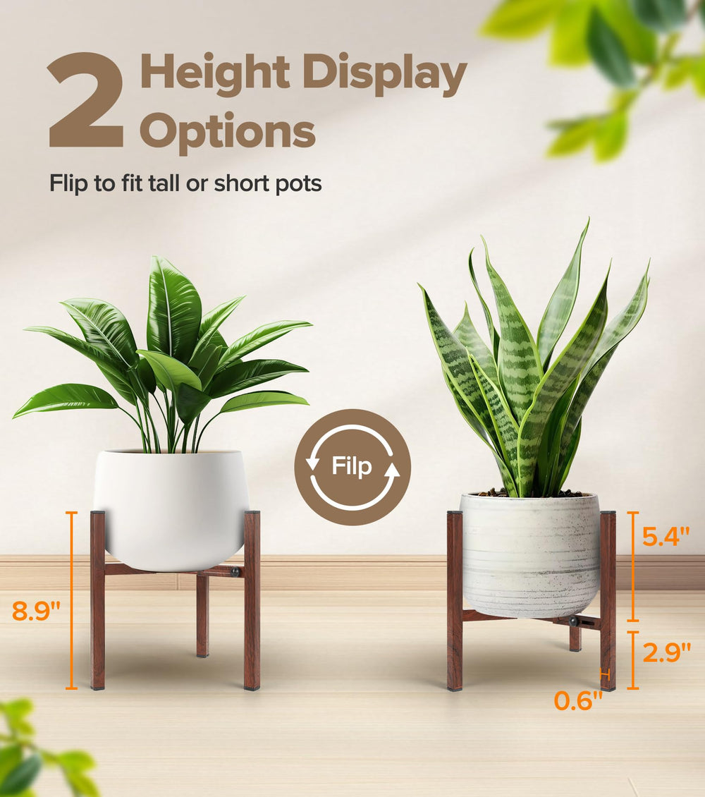 AZADESJET Plant Stand side view showing adjustable height features